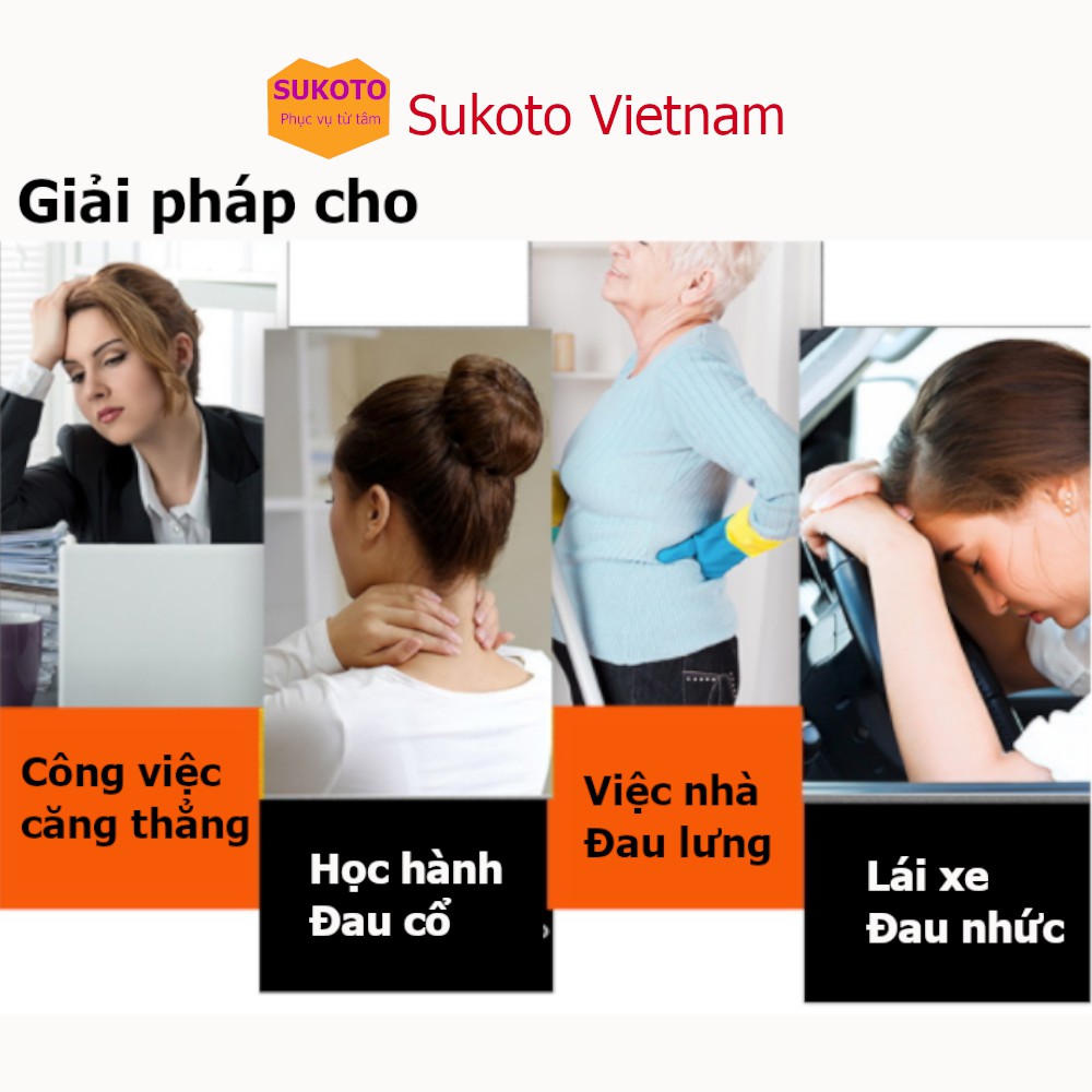 Máy Đấm Lưng, Đai Massage Quà Tặng Mẹ Cao Cấp